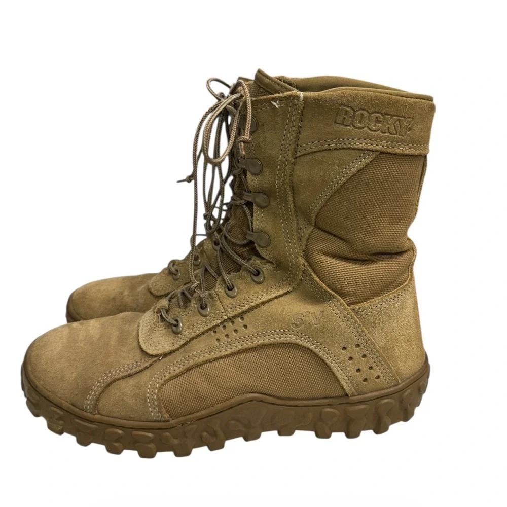 Rocky Men's SV2  Brown Tactical Boots Size 10.5W